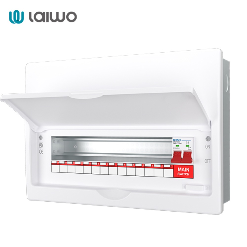 Flush Mounted 100A Main Switch Consumer Unit