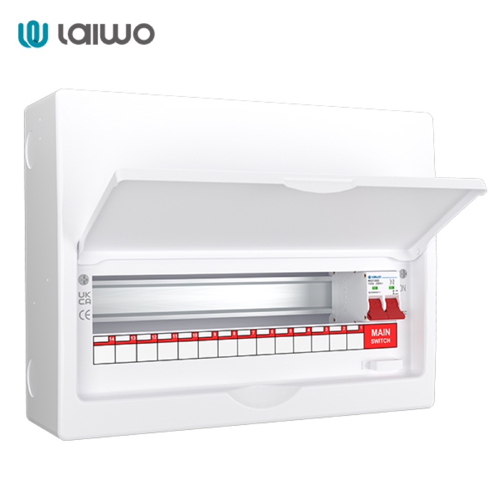 Surface Mounted 100A Main Switch Consumer Unit
