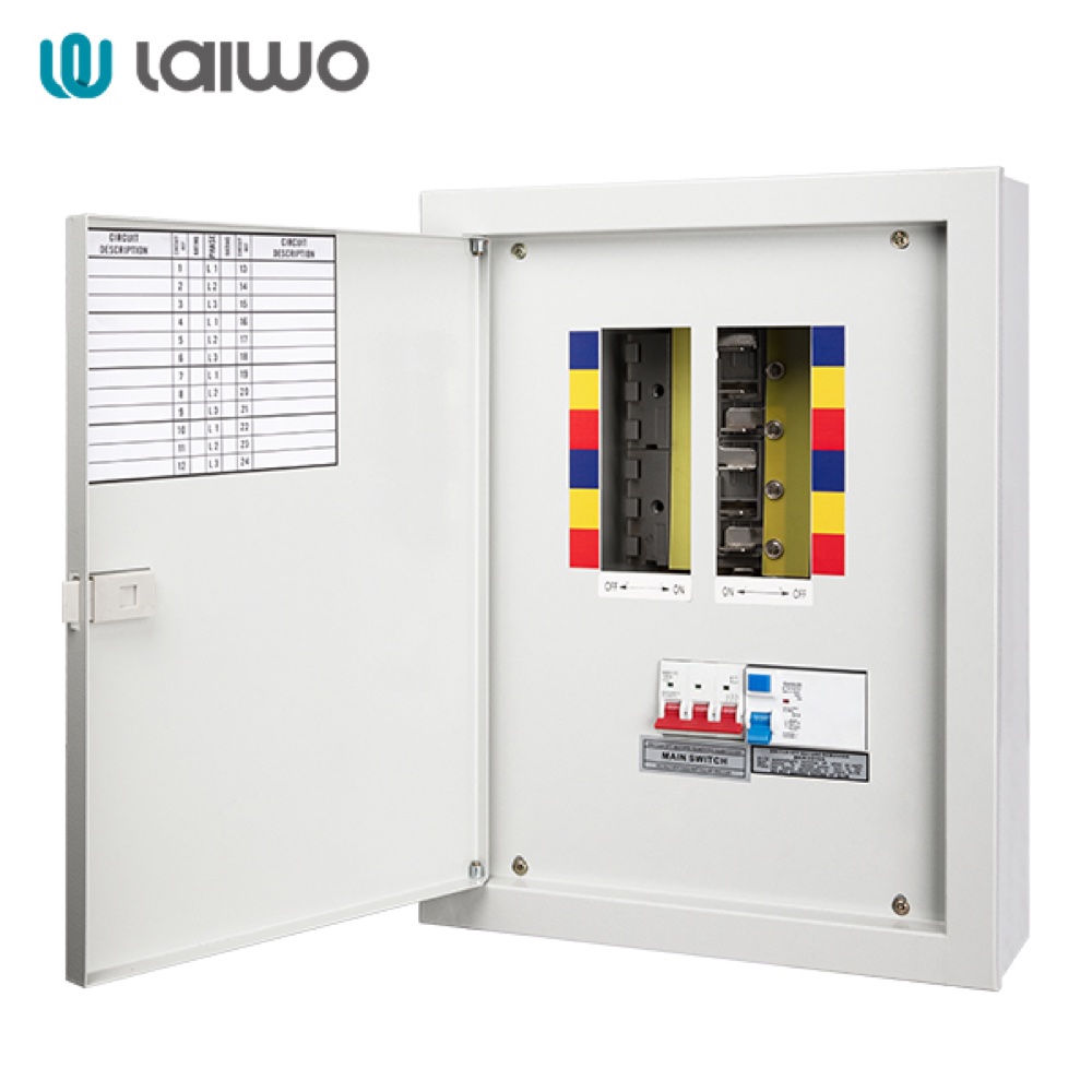 Three Phase Plug-in MCB Metal Distribution Board