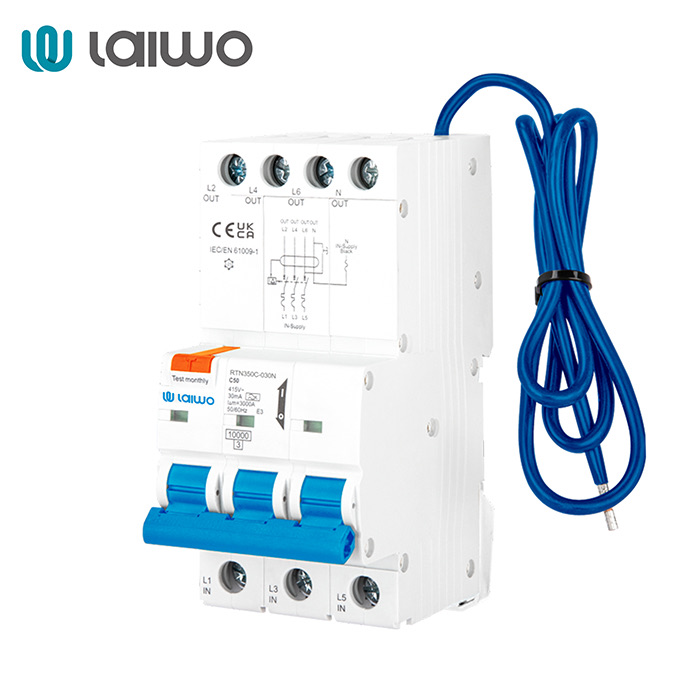 WRCF Three-Phase Electromagnetic RCBO
