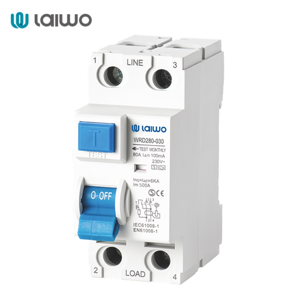 WRD Type A/AC Residual Current Circuit Breaker