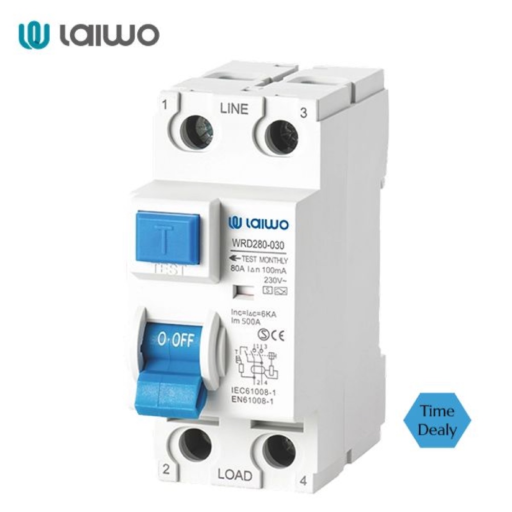 WRT Time-Delay Residual Current Circuit Breaker